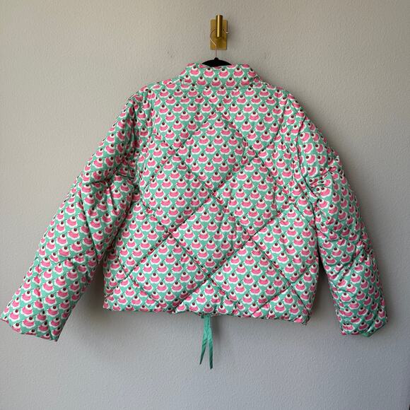 NWT NEW Lisa Says Gah Convertible Jelly Cakes Puffer Jacket Size L - Picture 3 of 6